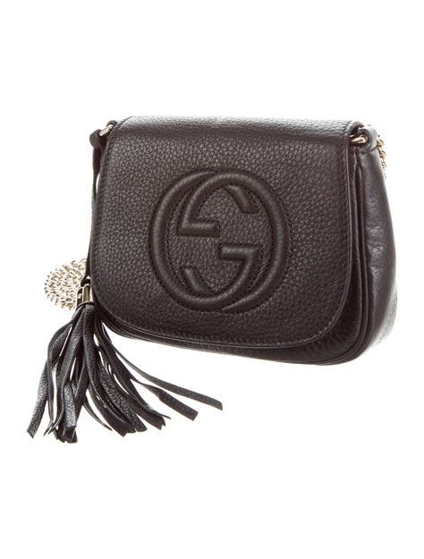 gucci soho leather chain crossbody bag|Gucci soho disco bag price.